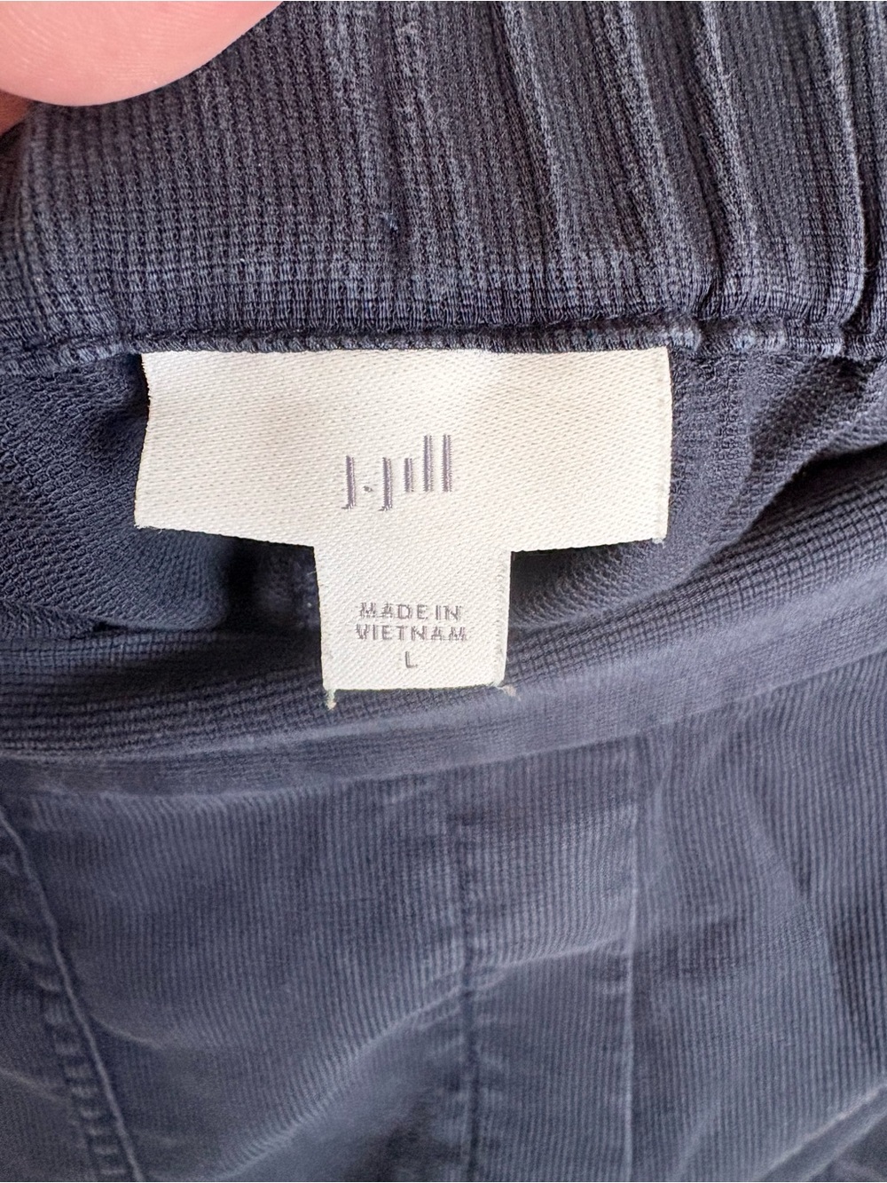 J. Jill Slate Blue Pull-On Bermuda Shorts - Picture 5 of 9